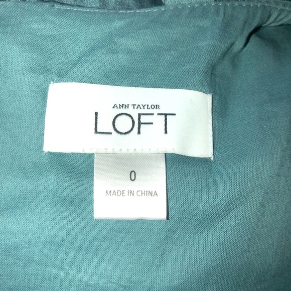 Ann Taylor LOFT Jade Flutter Sleeve Dress - Picture 8 of 8